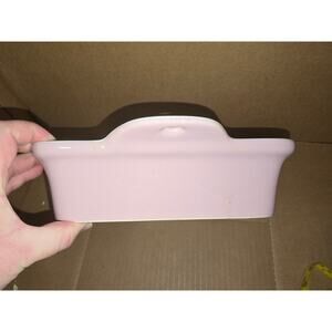 Oh Gussie Lodge 8" x 8" Pink Enameled Stoneware Baking Dish